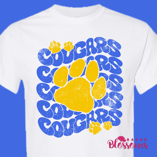 Cougars Stack Youth/Adult Unisex Tee