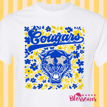 Load image into Gallery viewer, Floral Cougars Youth And Adult/Unisex Sweatshirts