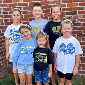 Hinkle Creek Cougars Bow Youth And Adult/Unisex Sweatshirts