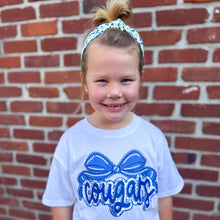 Load image into Gallery viewer, Cougars Bow Youth And Adult/Unisex Tee