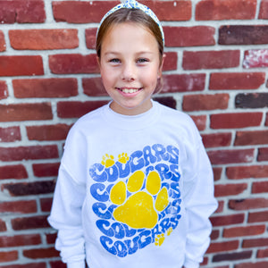 Cougars Stack Youth And Adult/Unisex Sweatshirts
