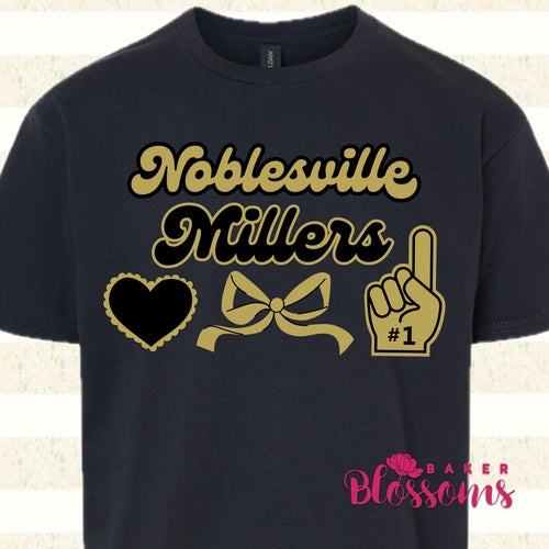 Noblesville Millers Bow Youth/Adult Unisex Tee