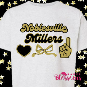 Noblesville Millers Bow Youth/Adult Unisex Tee