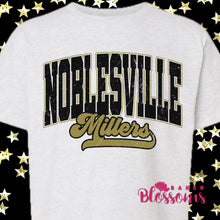 Load image into Gallery viewer, Noblesville Millers Black Youth/Adult Unisex Crewneck Sweatshirt