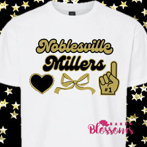 Noblesville Millers Bow Youth/Adult Unisex Tee