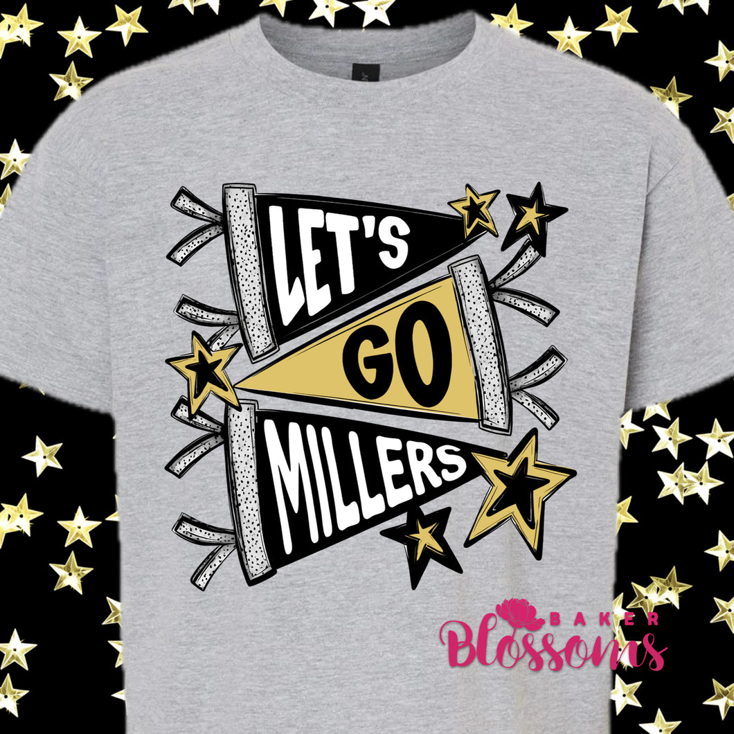 Let’s Go Millers Bow Youth/Adult Unisex Tee