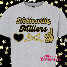 Load image into Gallery viewer, Noblesville Millers Bow Youth/Adult Unisex Tee