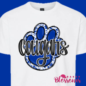 Cougars Paw Youth And Adult/Unisex Sweatshirts