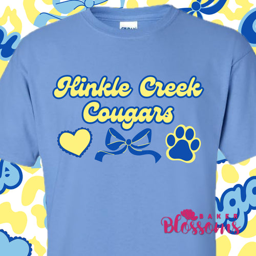 Hinkle Creek Cougars Bow Youth And Adult/Unisex Tee