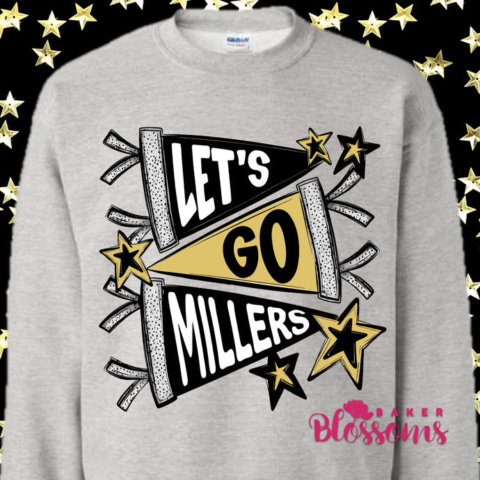Let’s Go Millers Youth/Adult Unisex Crewneck Sweatshirt