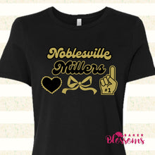 Load image into Gallery viewer, Noblesville Millers Bow Women’s Fit Tee
