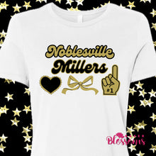 Load image into Gallery viewer, Noblesville Millers Bow Women’s Fit Tee