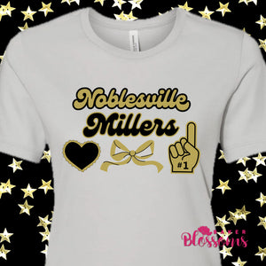 Noblesville Millers Bow Women’s Fit Tee