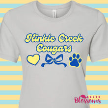 Load image into Gallery viewer, Hinkle Creek Cougars Bow Women’s Fit Tee