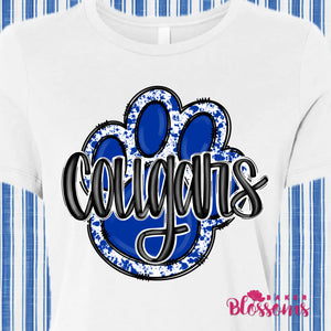 Cougars Paw Women’s Fit Tee