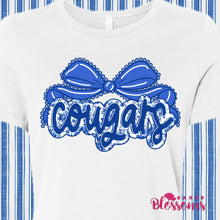 Load image into Gallery viewer, Cougars Bow Women’s Fit Tee