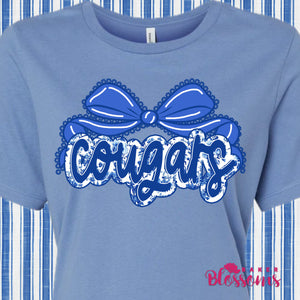 Cougars Bow Women’s Fit Tee