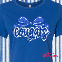 Load image into Gallery viewer, Cougars Bow Women’s Fit Tee