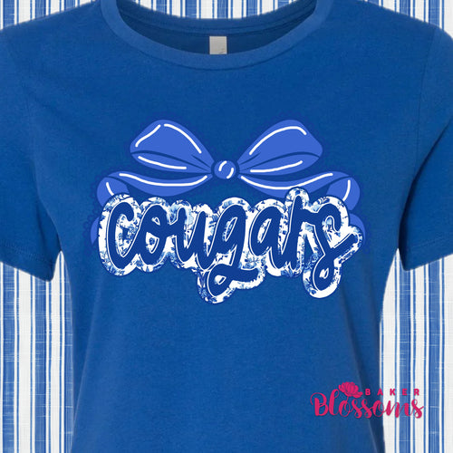 Cougars Bow Women’s Fit Tee