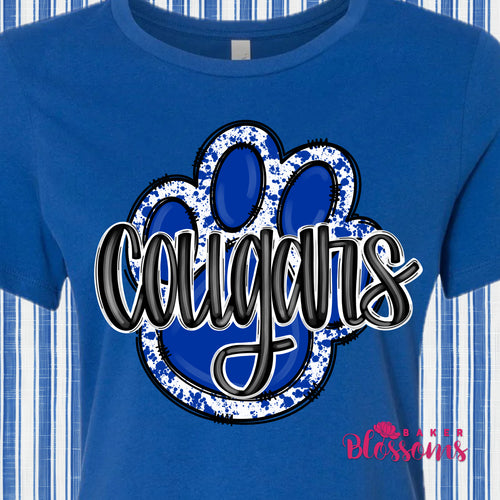 Cougars Paw Women’s Fit Tee