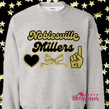 Load image into Gallery viewer, Noblesville Millers Bow Youth/Adult Unisex Crewneck Sweatshirt