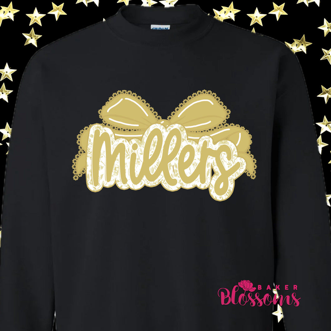 Millers Bow Youth/Adult Unisex Crewneck Sweatshirt