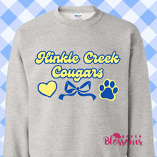 Load image into Gallery viewer, Hinkle Creek Cougars Bow Youth And Adult/Unisex Sweatshirts
