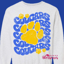 Load image into Gallery viewer, Cougars Stack Youth And Adult/Unisex Sweatshirts
