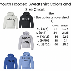 Cougars Paw Youth And Adult/Unisex Hooded Sweatshirts